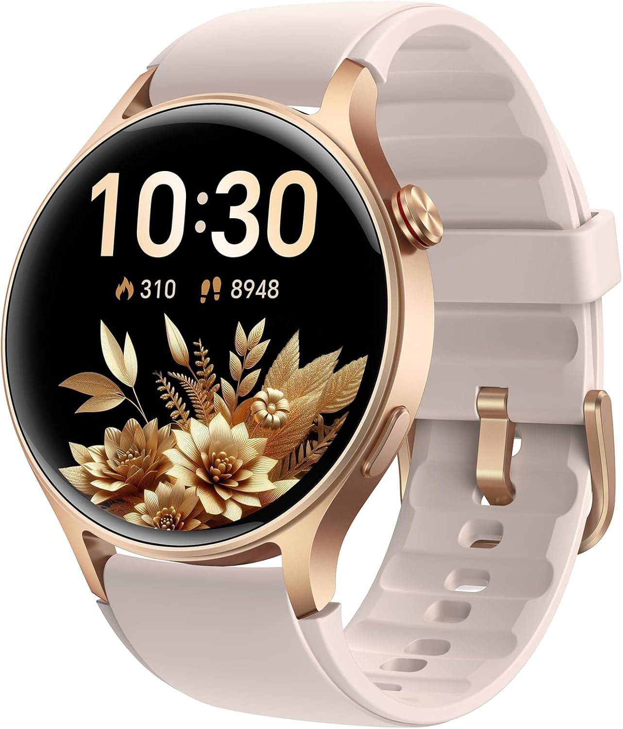 Smart Watch for Women, Answer/Make Call, 1.32” AMOLED Ultra-Clear Screen Fitness Tracker with Heart Rate/Sleep/SpO2 Monitor, Smartwatch for iPhone/Samsung/Android, 110+ Sport Modes, 3ATM Waterproof