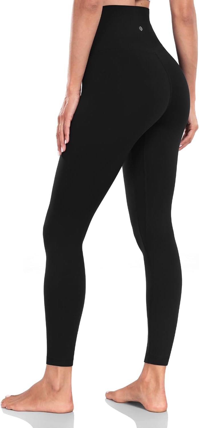 HeyNuts Women’s Yoga Pro Leggings 25” Buttery Soft High Waisted 7/8 Lounge Yoga Pants