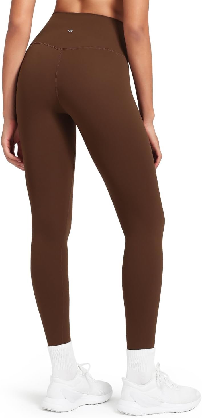 HeyNuts Pure&Plain x Workout Pro Leggings 25”, Compression High Waisted 7/8 Workout Pants