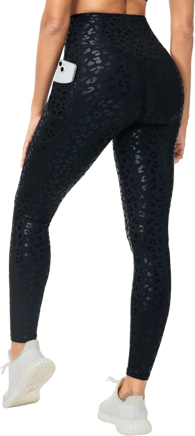 THE GYM PEOPLE Women’s Scrunch Butt Lifting Yoga Pants High Waisted Stretch Athletic Workout Leggings with Pockets