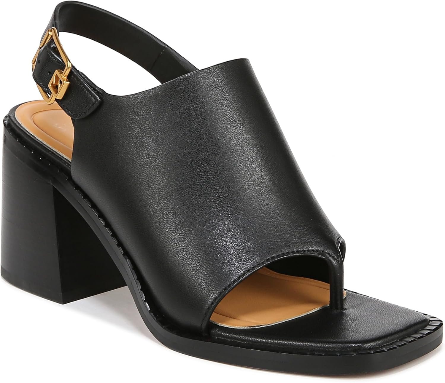 Franco Sarto womens Atlas Slingback Block Heel Sandal