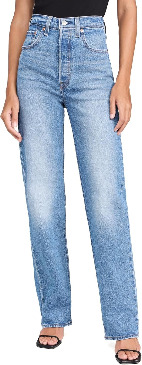 Levi’s Womens Ribcage Full Length Jeans