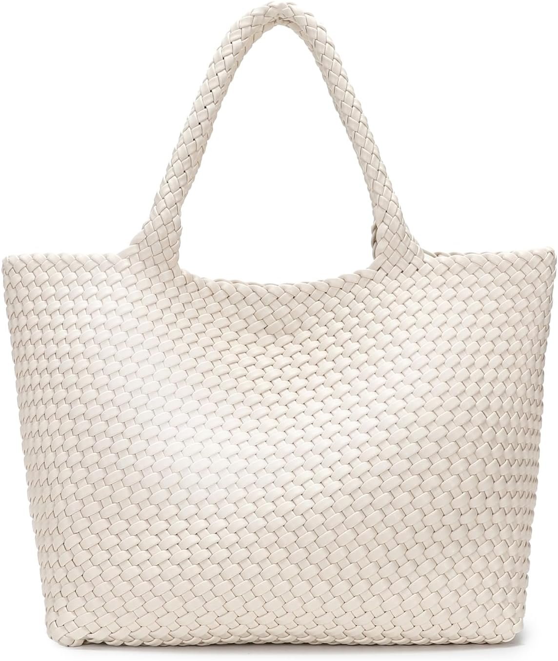 Woven Tote Bag for Women Large Fashion Summer Beach Tote Bags and Purses Braided Bags Two piece women’s bag set